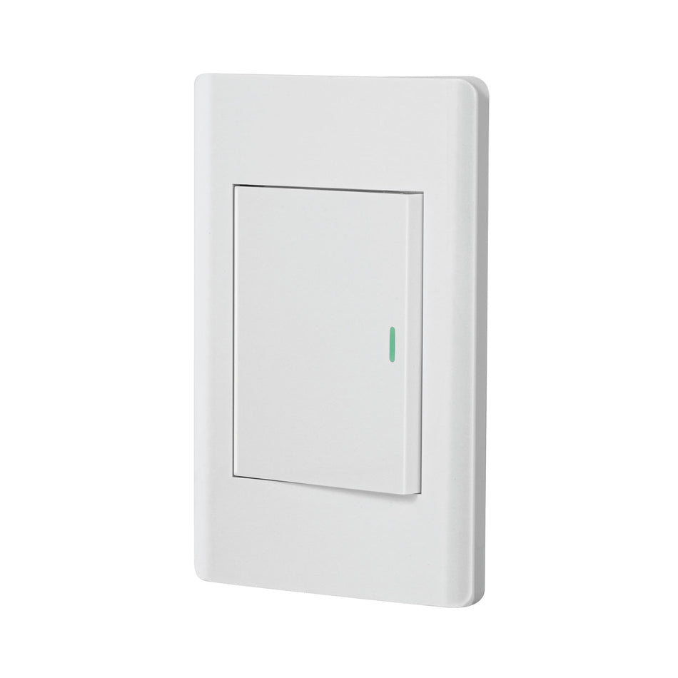 Placa armada blanca 1 interruptor 3 módulos, Lisboa, Volteck Caja con 3, 47962