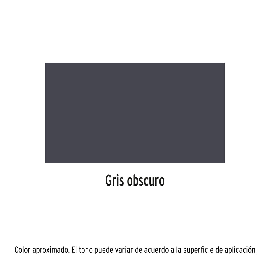 Pintura en aerosol, gris oscuro, 400 ml,Pretul Caja con 4, 27004