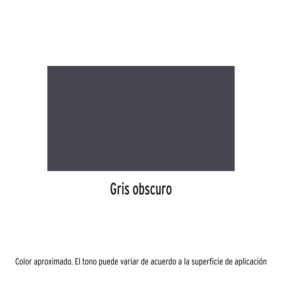 Pintura en aerosol, gris obscuro, bote esbelto, 400 ml Caja con 4, 19044