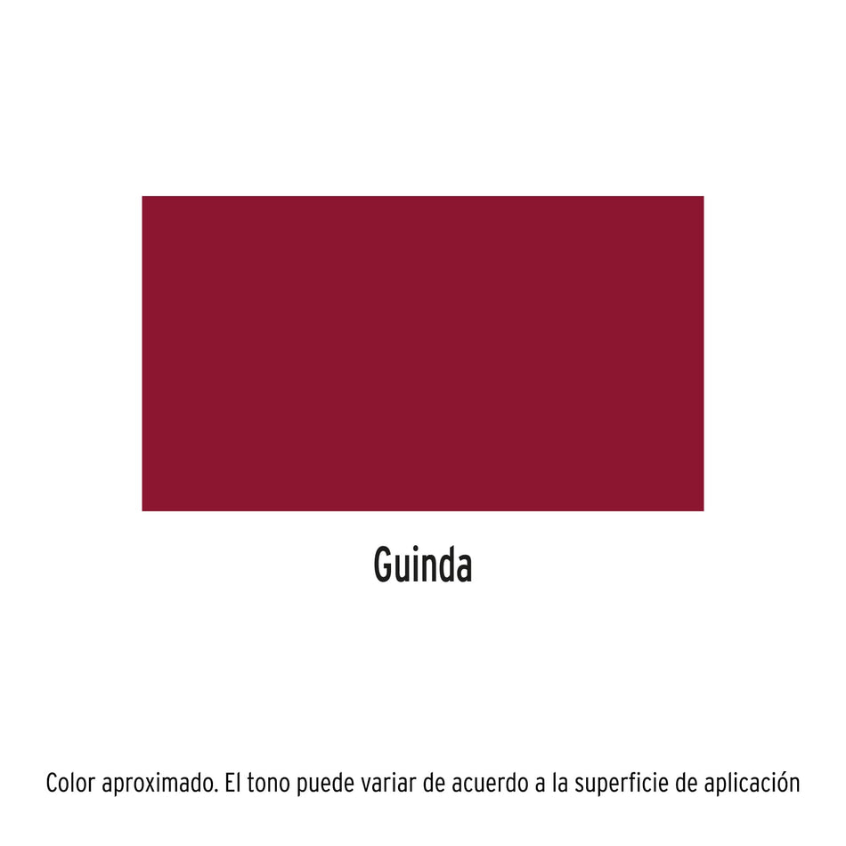 Pintura en aerosol, guinda, bote esbelto, 400 ml Caja con 4, 12764