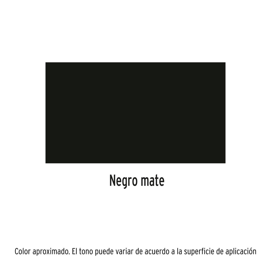 Pintura en aerosol, negro mate, bote esbelto, 400 ml Caja con 12, 19033