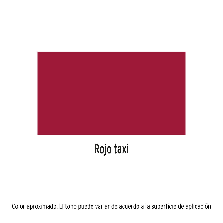 Pintura en aerosol, rojo taxi, bote esbelto, 400 ml Caja con 4, 19270