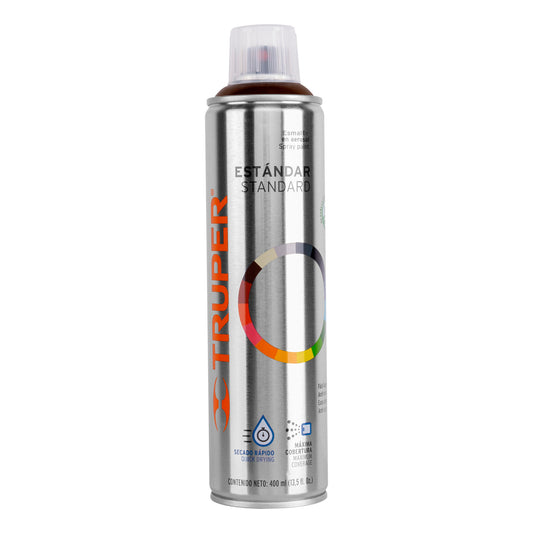 Pintura en aerosol, tabaco, bote esbelto, 400 ml Caja con 8, 19050