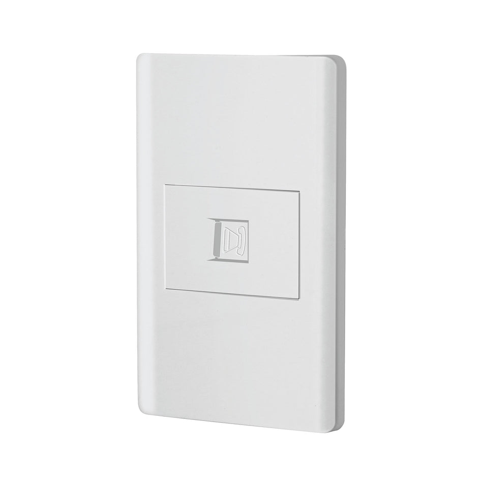 Placa armada blanca 1 toma para teléfono 1.5 mód, Lisboa Caja con 3, 47964