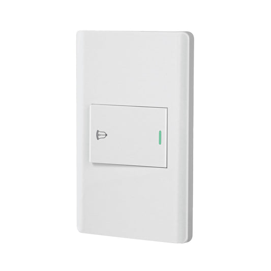 Placa armada blanca 1 interruptor de timbre 1.5 mód, Lisboa Caja con 3, 47963