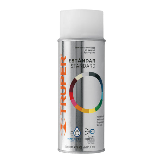 Pintura en aerosol, transparente mate,bote tradicional,400ml Caja con 6, 102801