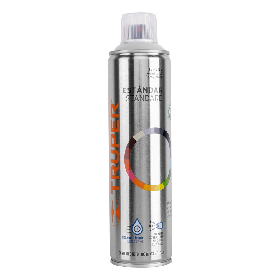 Pintura en aerosol, transparente mate, bote esbelto, 400 ml Caja con 4, 12731
