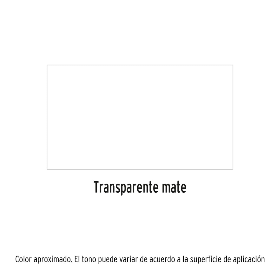 Pintura en aerosol, transparente mate, bote esbelto, 400 ml Caja con 4, 12731
