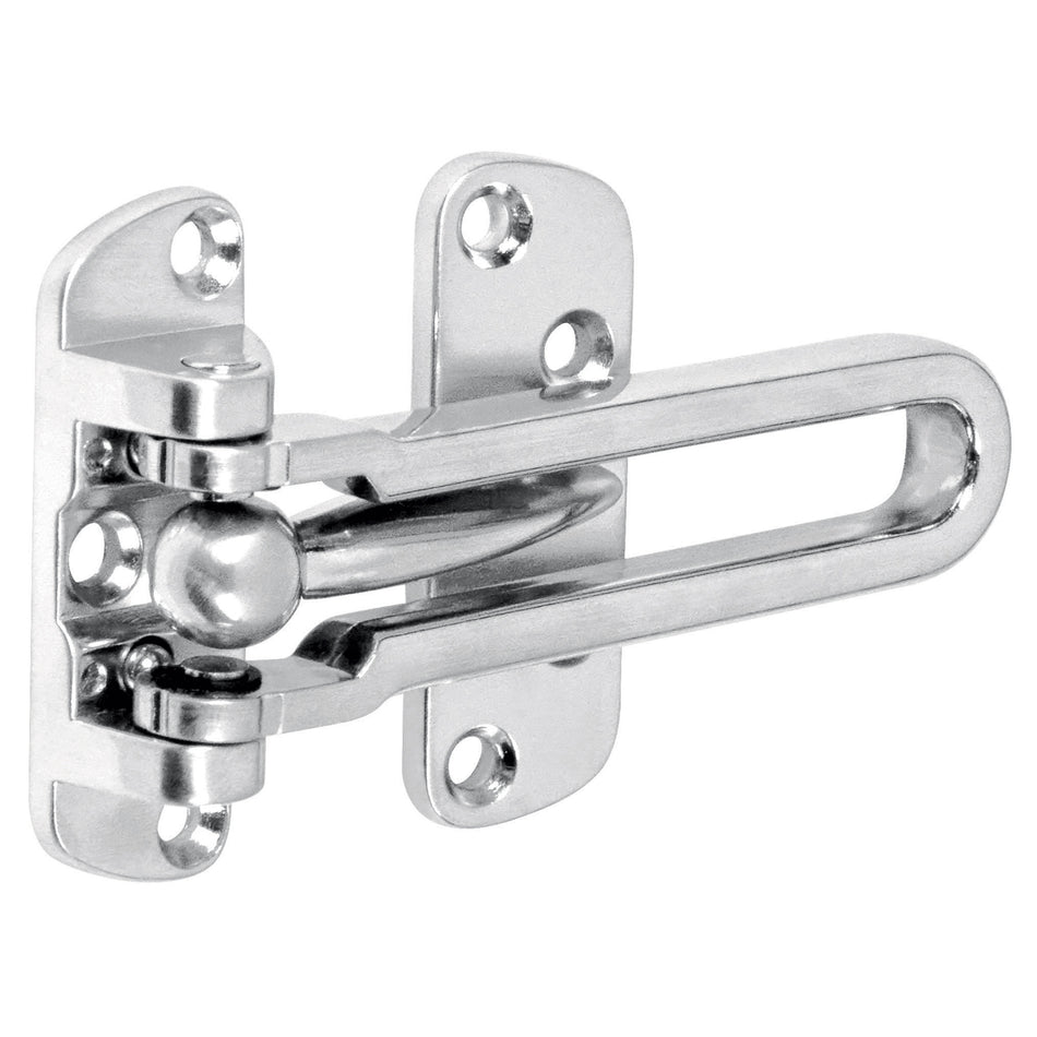 Pasador abatible para puerta, acabado cromo mate, Hermex Caja con 6, 43703