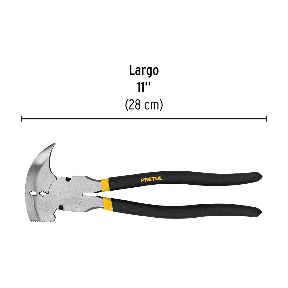 Pinza de hacendado 11' mango de PVC, Pretul Caja con 6, 22656
