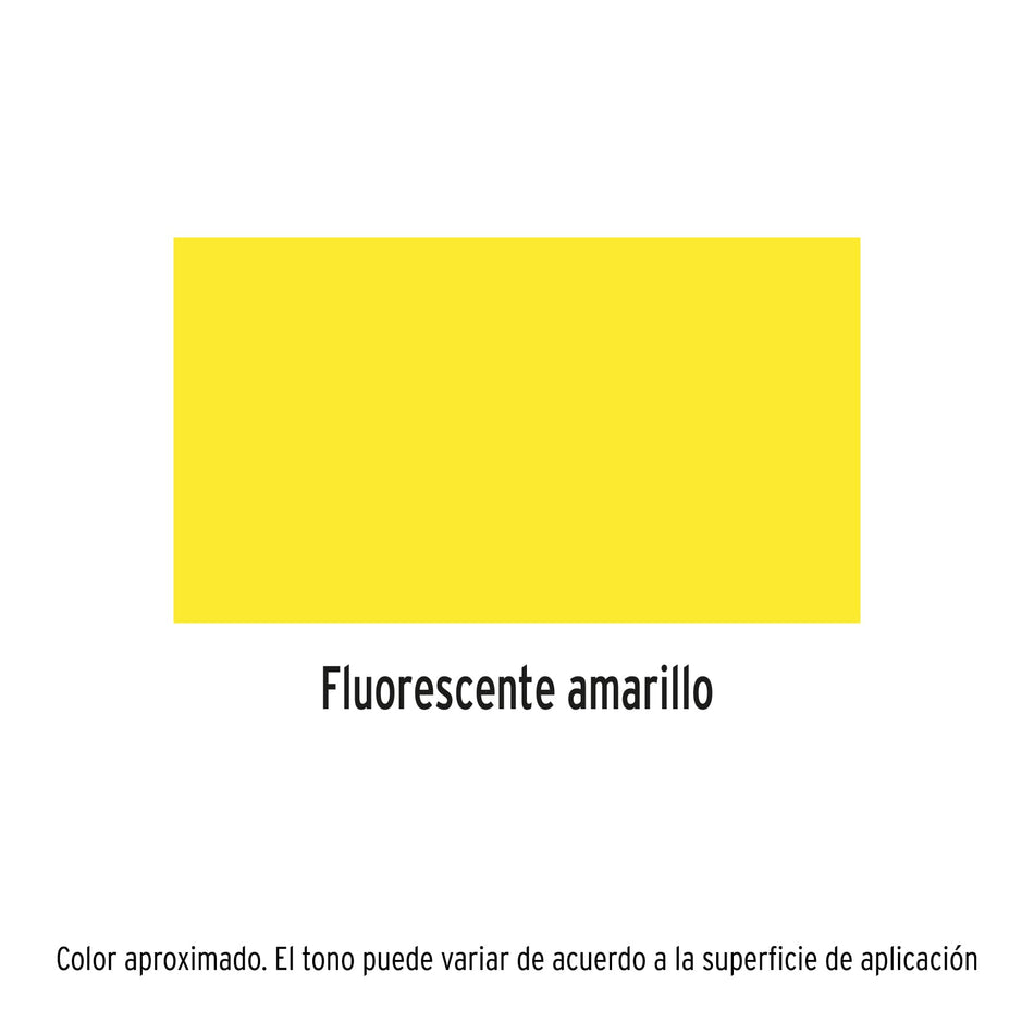Pintura en aerosol, amarillo neón, bote esbelto, 400 ml Caja con 4, 12062