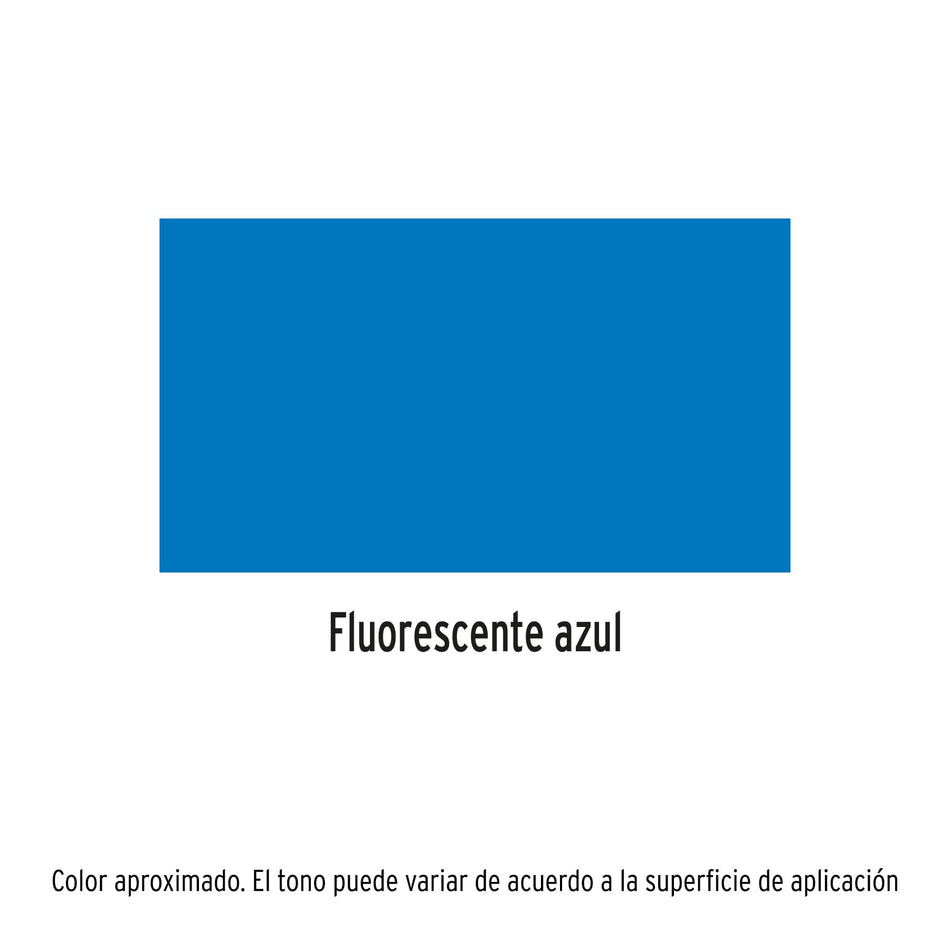 Pintura en aerosol, azul neón, bote esbelto, 400 ml Caja con 4, 12061