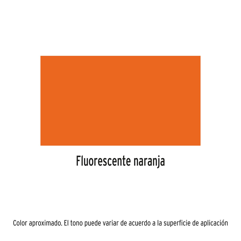 Pintura en aerosol, naranja neón, 400ml,Pretul Caja con 4, 27005