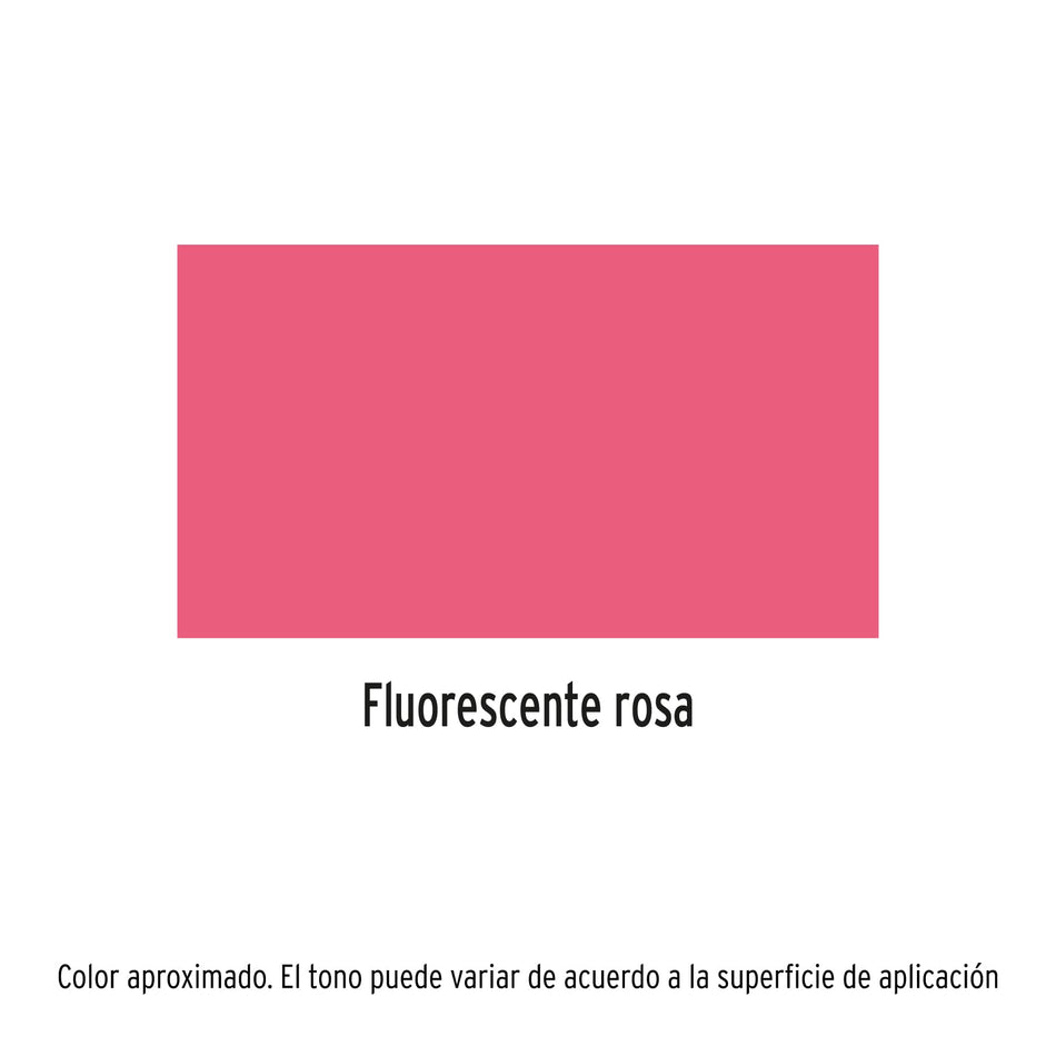 Pintura en aerosol, rosa neón, bote esbelto, 400 ml Caja con 4, 19074