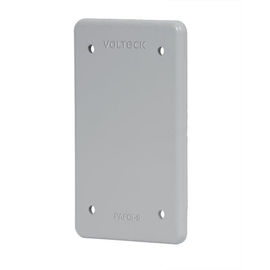 Placa tipo FS ciega, de sobreponer, Volteck Caja con 5, 46432