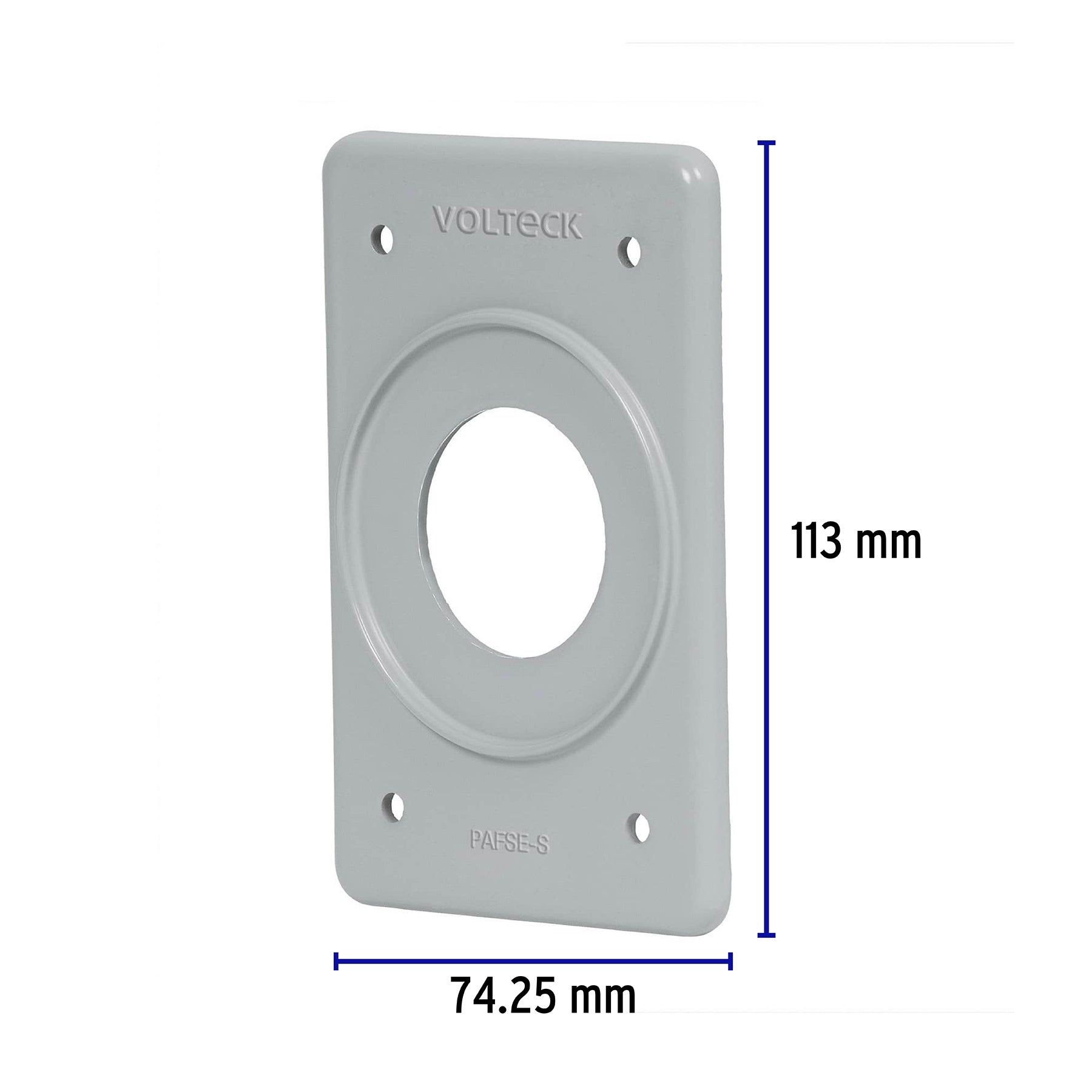 Placa para intemperie tipo FS, sencilla, de sobreponer, 46431