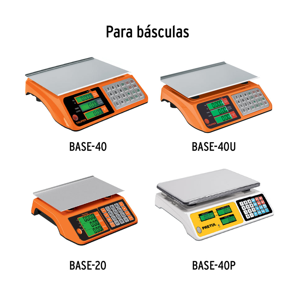 Pata ajustable para báscula electrónica de mesa (40 kg), 101322