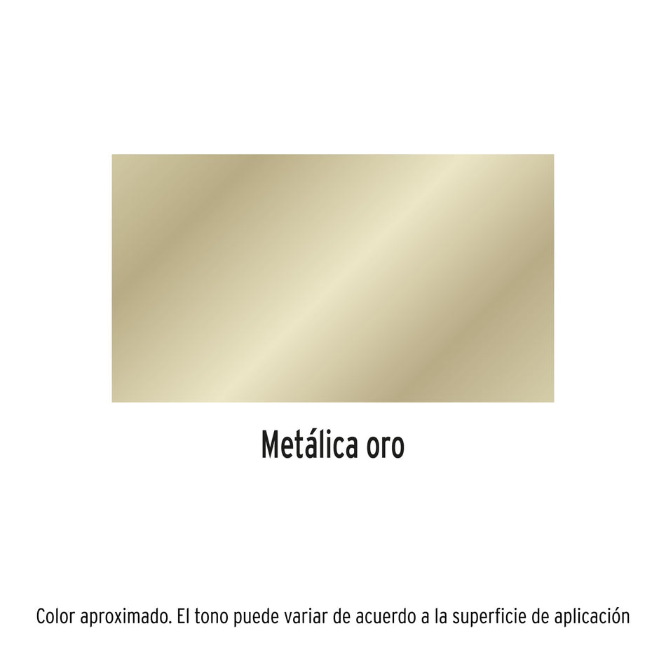 Pintura en aerosol, metálica, oro, 400ml, Pretul Caja con 4, 27180