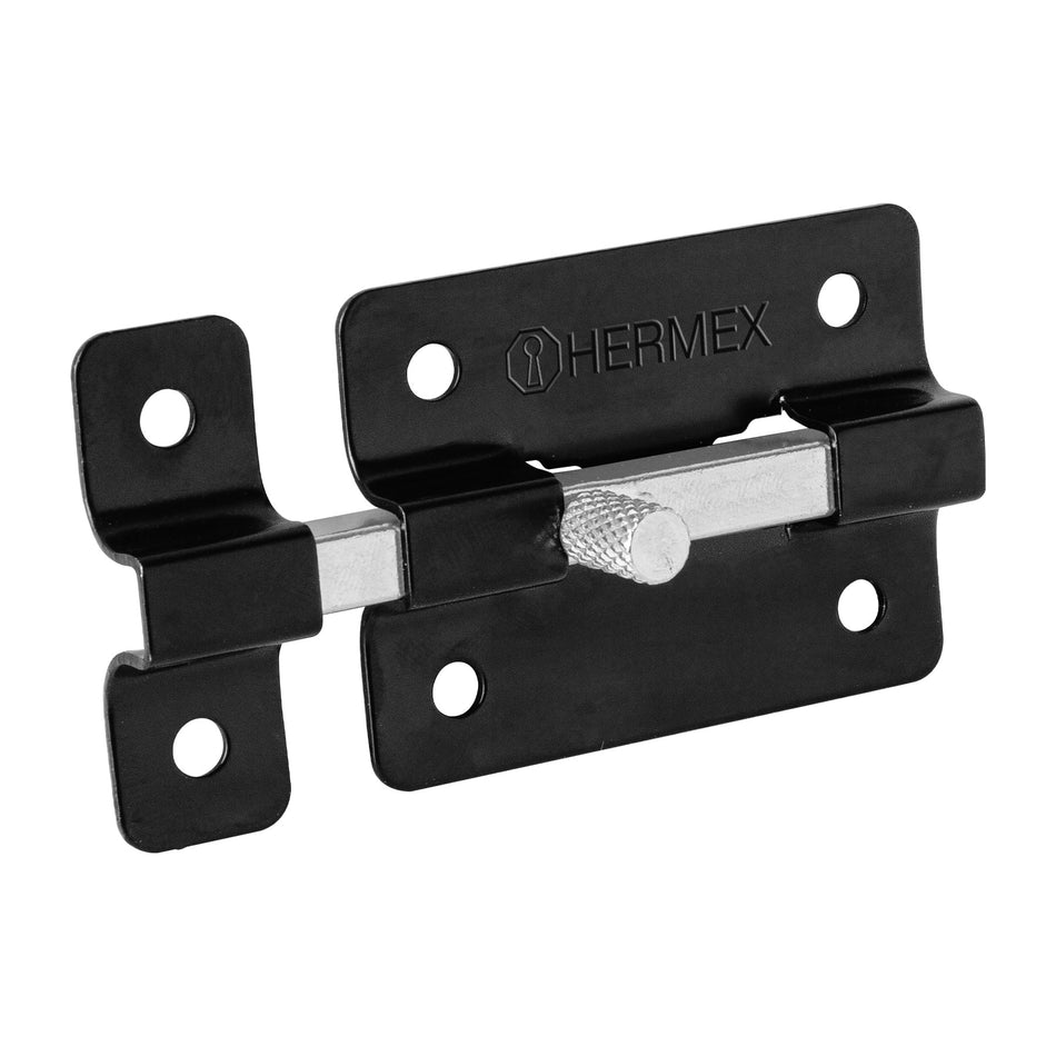 Pasador de barra plana 2', negro, Hermex Caja con 6, 47928