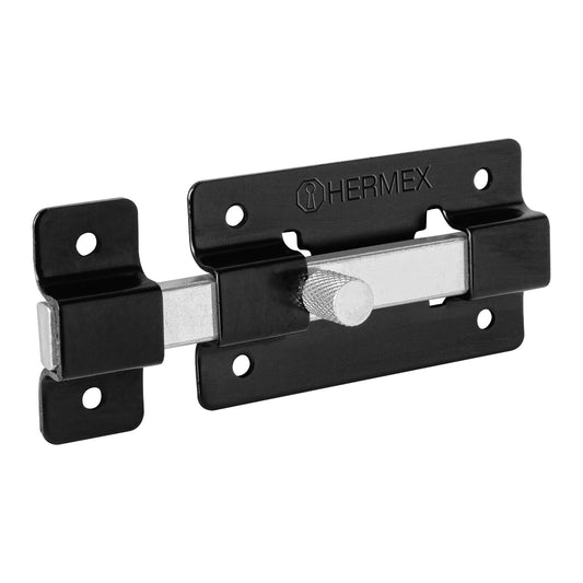 Pasador de barra plana 3', negro, Hermex Caja con 6, 47929