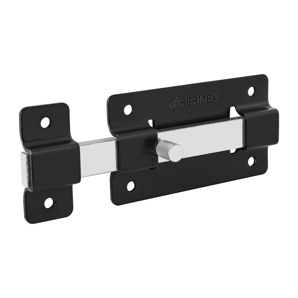 Pasador de barra plana 4', negro, Hermex Caja con 6, 47930
