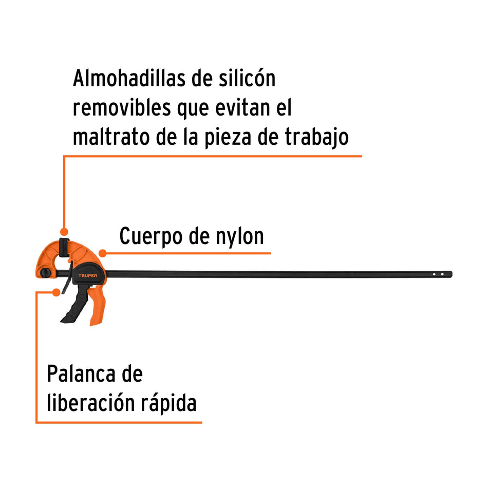 Prensa con ajuste rápido 24' Caja con 2, 102626