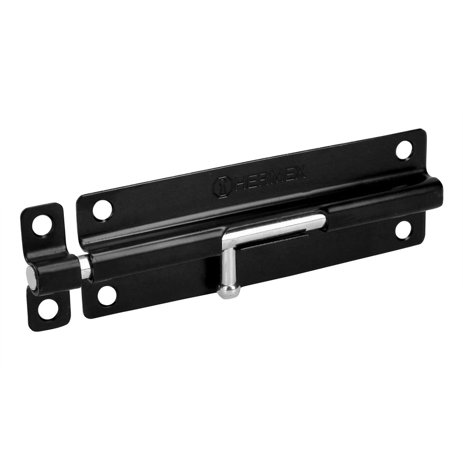 Pasador de barril 6' de acero acabado negro, Hermex Caja con 6, 43697