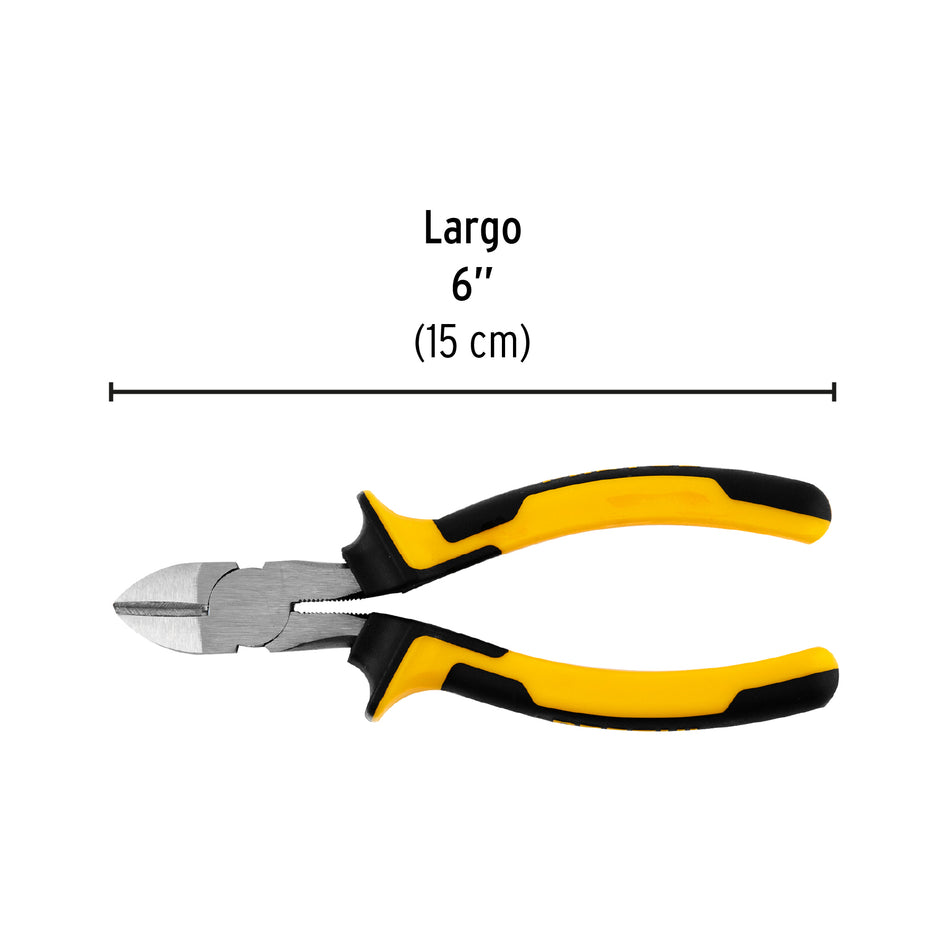 Pinza de corte diagonal 6' mango Comfort Grip, Pretul Caja con 6, 22675