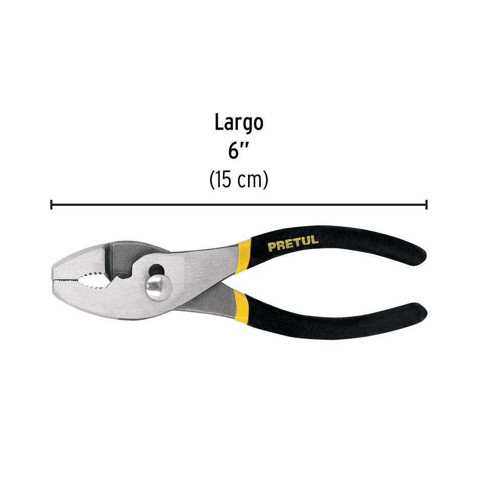 Pinza de chofer 6' mango de PVC, Pretul Caja con 6, 22651