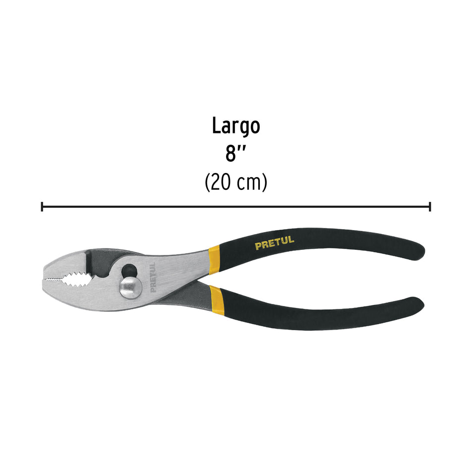 Pinza de chofer 8' mango de PVC, Pretul Caja con 6, 22654