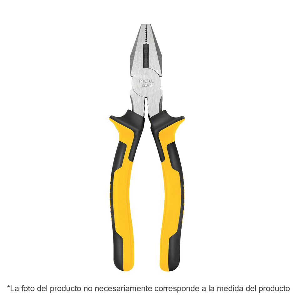 Pinza para electricista 7' mango Comfort Grip, Pretul Caja con 6, 22676
