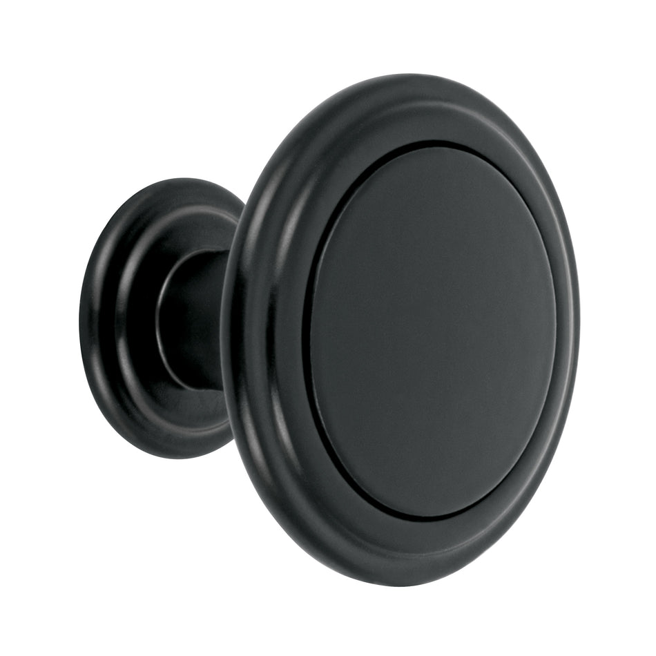 Perilla estilo 'Moderno' acabado negro, Hermex Caja con 12, 45652