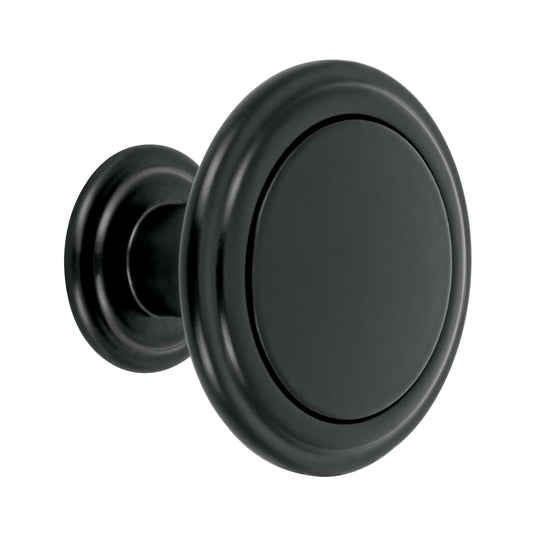 Perilla estilo 'Moderno' acabado negro, Hermex Caja con 12, 45652