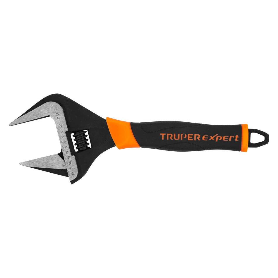 Llave ajustable (perico) 12' boca ancha Comfort Grip, Expert Caja con 6, 101036