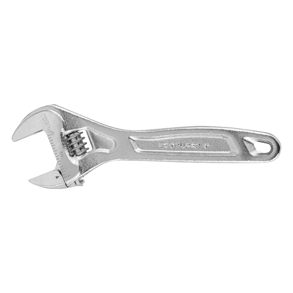 Llave ajustable (perico) 6' profesional cromada, Expert Caja con 6, 15505