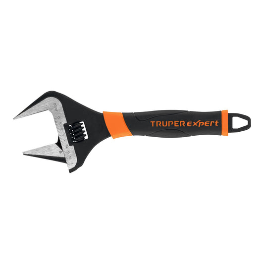 Llave ajustable (perico) 10' boca ancha Comfort Grip, Expert Caja con 6, 101035
