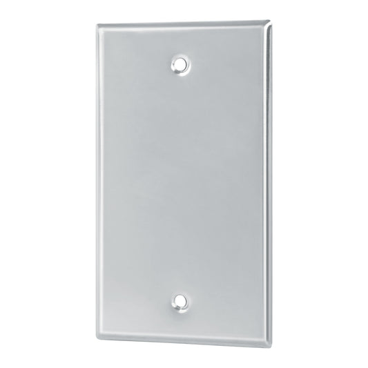 Placa de Acero Inoxidable ciega, Línea Standard Caja con 10, 46548