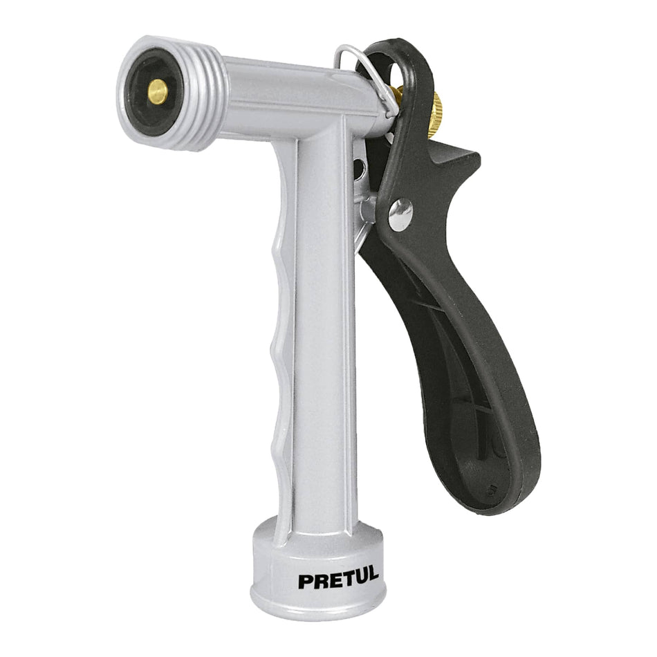 Pistola para riego de 5' de 2 funciones metálica, Pretul Caja con 6, 22756