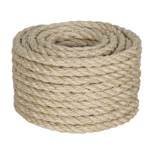 Piola de Sisal de 10 mm x 15 m natural, Fiero Caja con 3, 45659