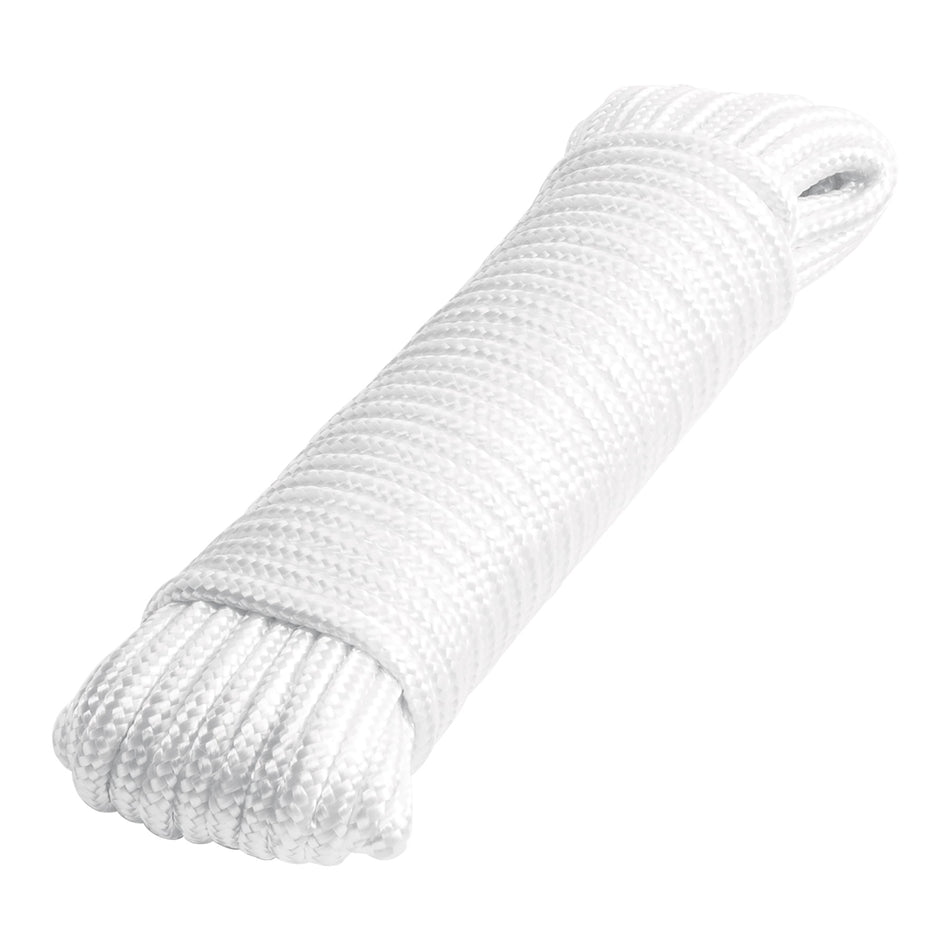 Piola de poliéster diamante de 5mmx15m blanca, madeja, FIERO Caja con 12, 48393