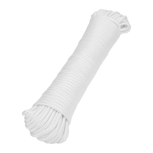 Piola de poliéster diamante de 5mmx30m blanca, madeja, FIERO Caja con 6, 48396