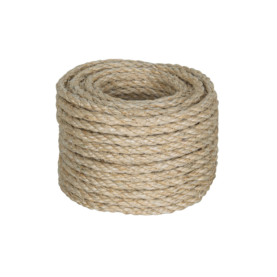 Piola de Sisal de 6 mm x 15 m natural, Fiero Caja con 9, 45655