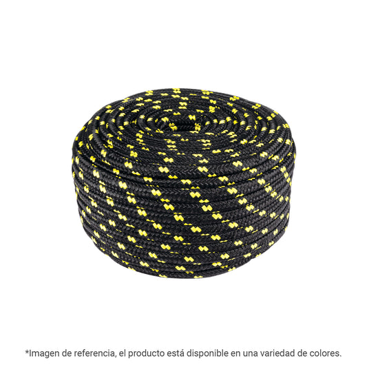 Piola de Polipropileno trenzada, multicolor, 6mm, 1 Kg Caja con 6, 47865