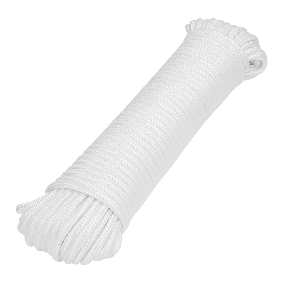 Piola de poliéster diamante de 6mmx30m blanca, madeja, FIERO Caja con 6, 48397