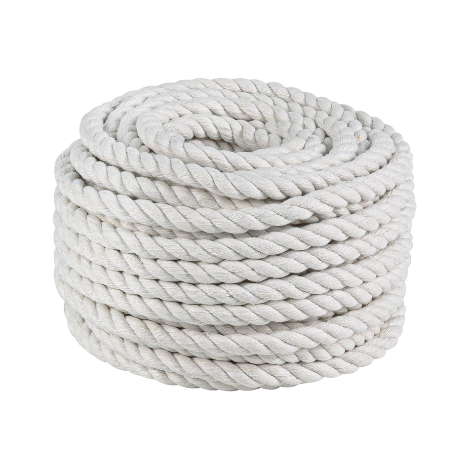 Piola de Algodón de 8 mm x 15 m natural, FIERO Caja con 9, 45694