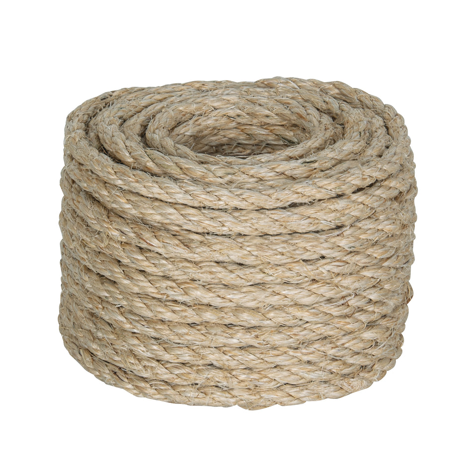 Piola de Sisal de 8 mm x 15 m natural, Fiero Caja con 6, 45657