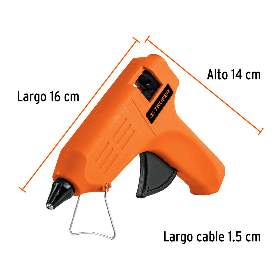 Pistola eléctrica para silicón de 1/2', Truper Caja con 6, 17536