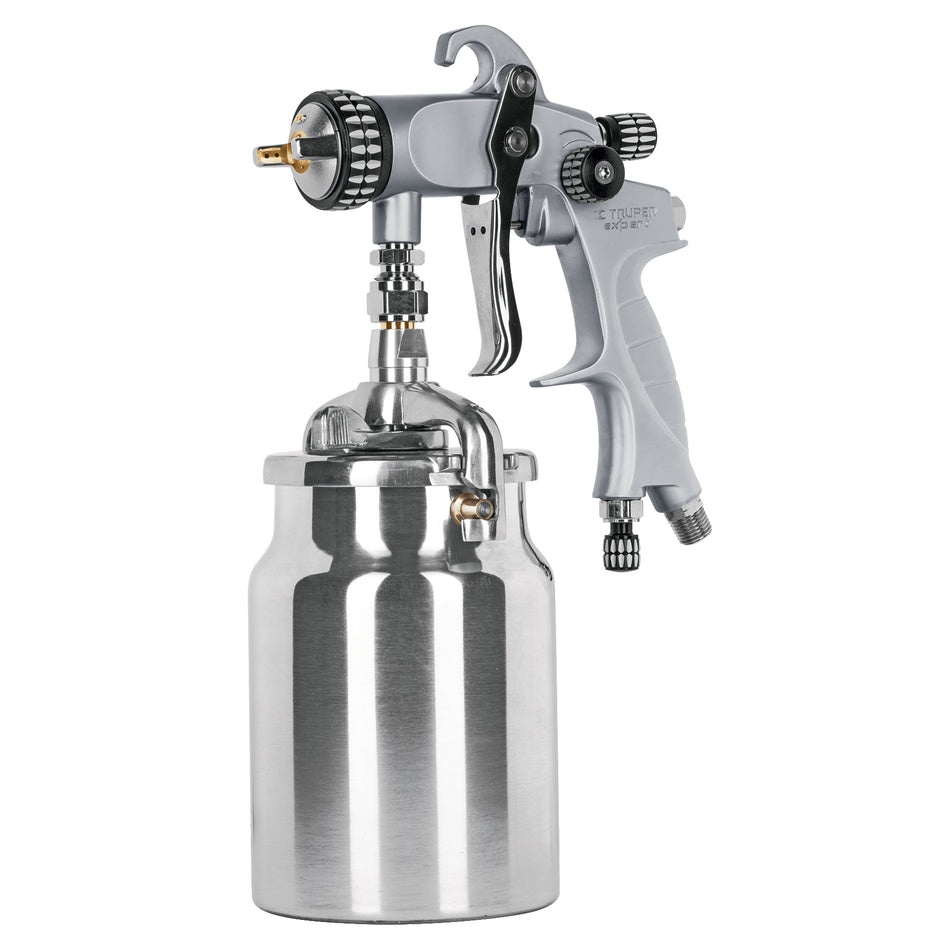 Pistola p/pintar succión HVLP vaso aluminio, 1.4 mm, Expert, 14030