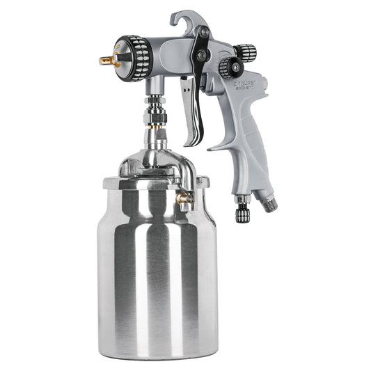 Pistola p/pintar succión HVLP vaso aluminio, 1.4 mm, Expert, 14030