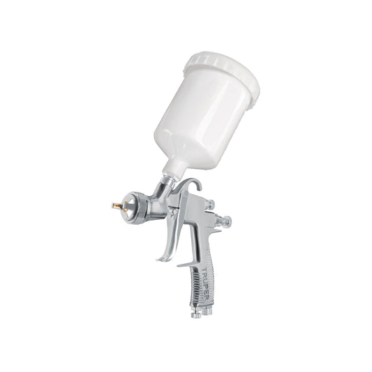 Pistola p/pintar gravedad LVLP vaso plástico, 1.7 mm, Truper, 101091